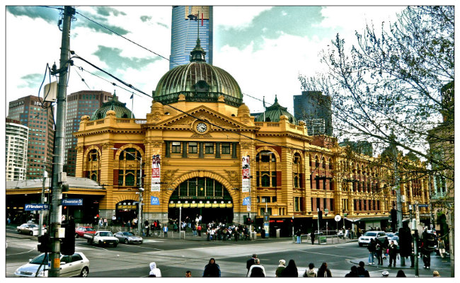 Melbourne Flinder st station Melbourne Tourist Attractions