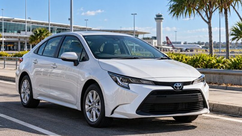 Rental car at Brisbane Airport
