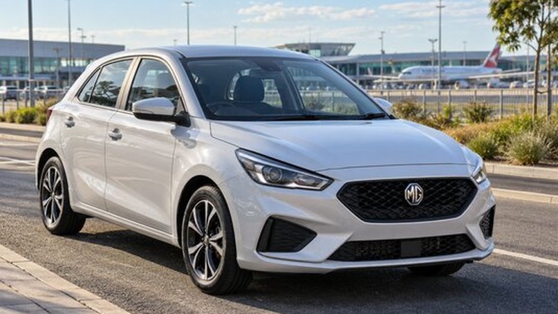 Rental car at Adelaide Airport