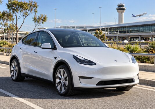 Rental car at Perth Airport