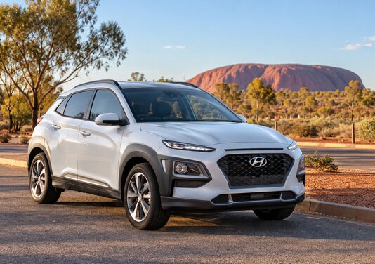 Rental car in Ayers Rock (Uluru)