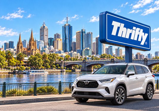 Thrifty car rental in Australia